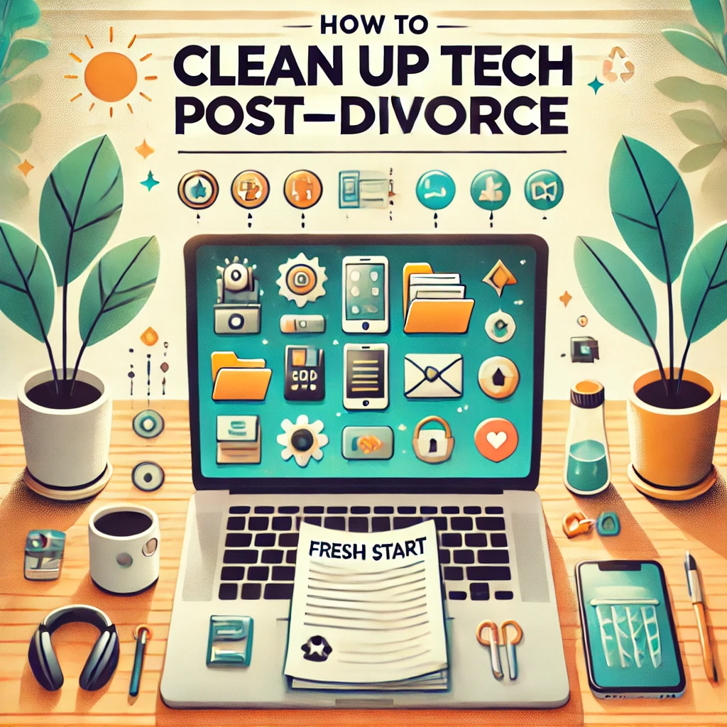 How to Clean Tech Stuff Up Post Divorce