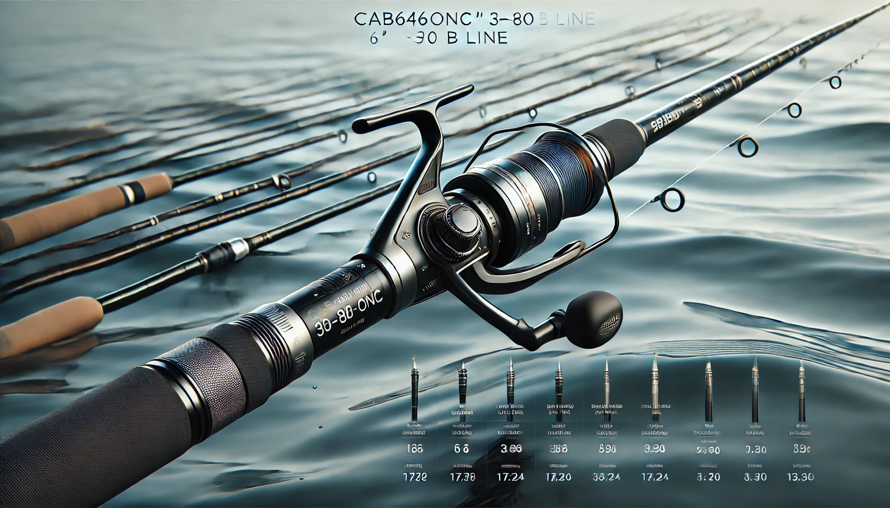 CAB646ONC 6′ 30-80 lb Line: The Ultimate Fishing Rod for All Anglers