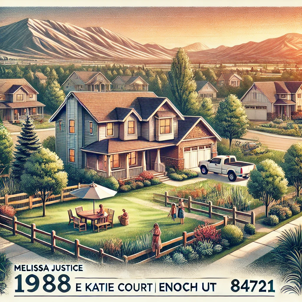 Melissa Justice 1918 E Katie Court Enoch UT 84721: A Closer Look at Life in Enoch, Utah